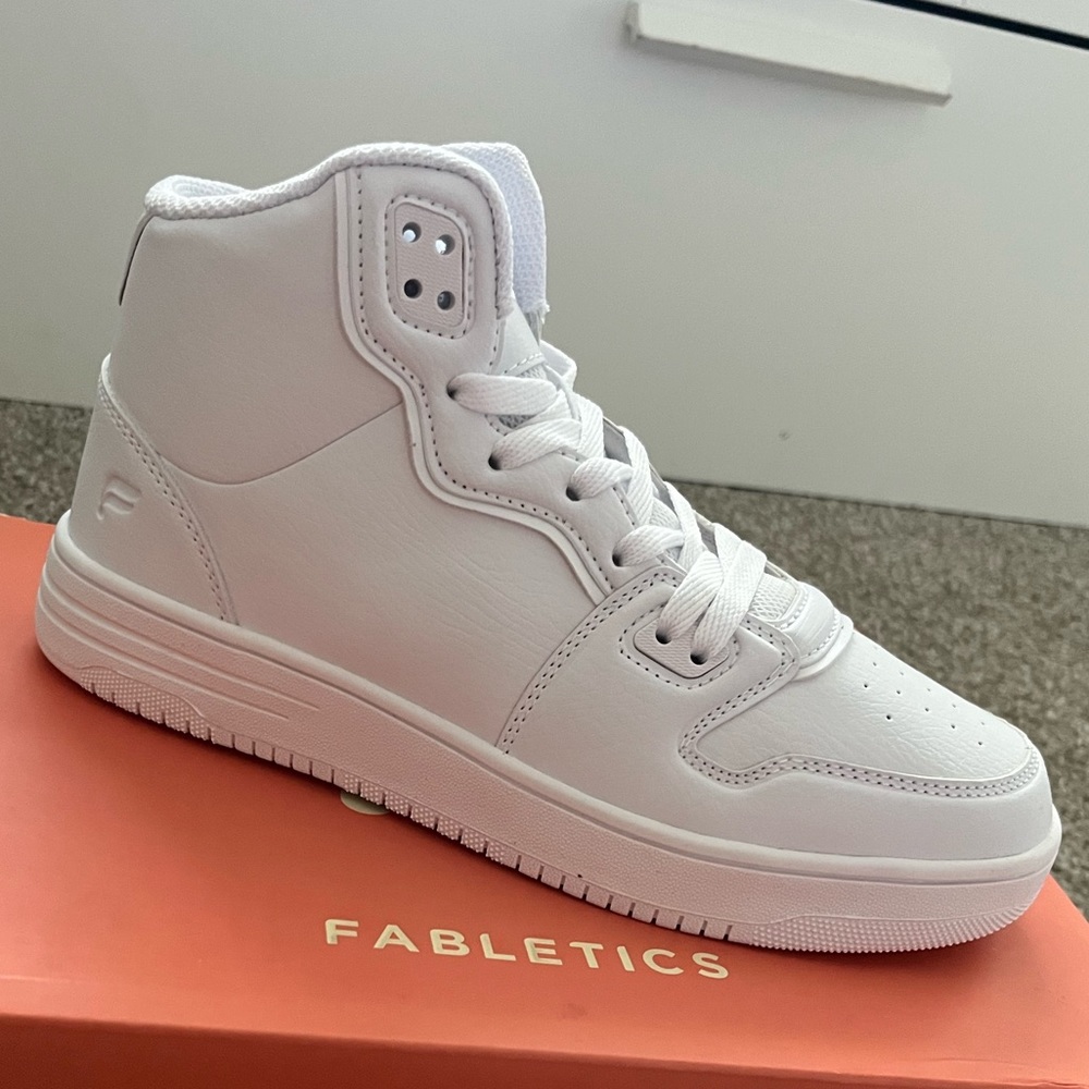 Fabletics High Top White Everyday Sneakers